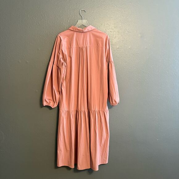 Anthropologie Mauve Midi Dress - Picture 6 of 11